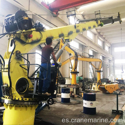 OOCO vende 1.5t15m Crane telescópica con aprobación de la sociedad de clasificación